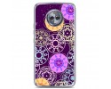 Funda Gel Tpu para Motorola Moto X4 Diseño Radial Dibujos