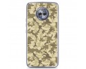Funda Gel Tpu para Motorola Moto X4 Diseño Sand Camuflaje Dibujos