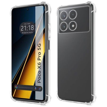 Funda Silicona Antigolpes Transparente para Xiaomi Poco X6 Pro 5G