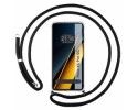 Funda Colgante Transparente para Xiaomi Poco X6 Pro 5G con Cordon Negro