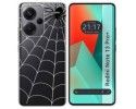 Funda Silicona Transparente para Xiaomi Redmi Note 13 Pro+ Plus 5G diseño Araña Dibujos