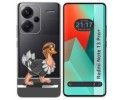 Funda Silicona Transparente para Xiaomi Redmi Note 13 Pro+ Plus 5G diseño Avestruz Dibujos