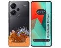 Funda Silicona Transparente para Xiaomi Redmi Note 13 Pro+ Plus 5G diseño Bufalo Dibujos