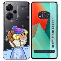 Funda Silicona Transparente para Xiaomi Redmi Note 13 Pro+ Plus 5G diseño Cabra Dibujos