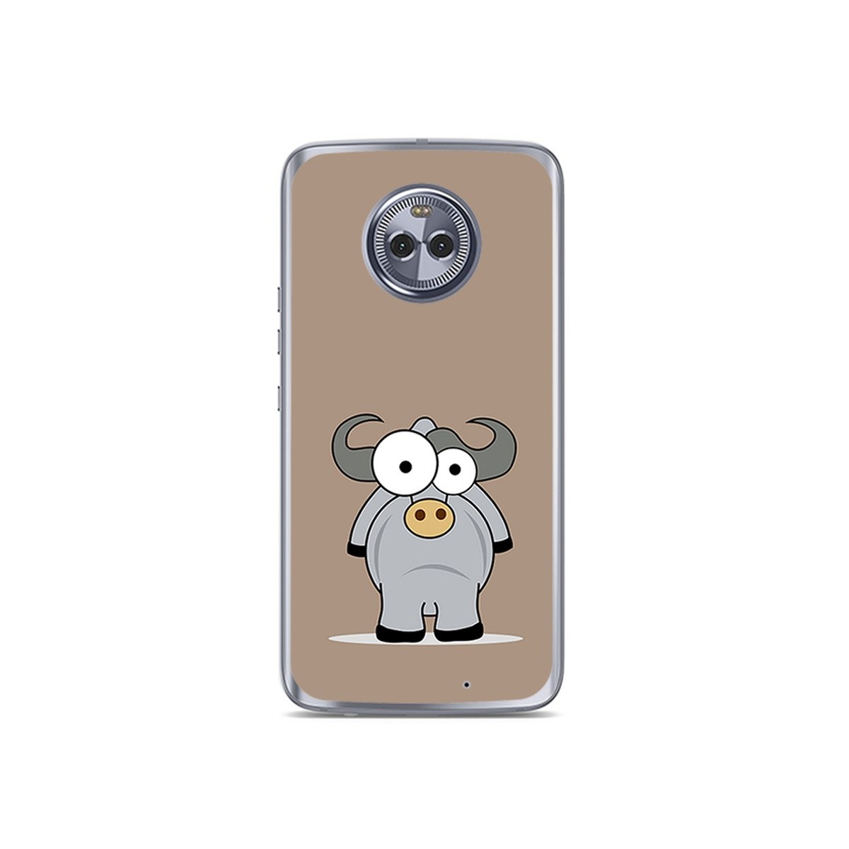 Funda Gel Tpu para Motorola Moto X4 Diseño Toro Dibujos