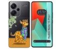 Funda Silicona Transparente para Xiaomi Redmi Note 13 Pro+ Plus 5G diseño Jirafa Dibujos