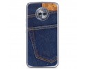 Funda Gel Tpu para Motorola Moto X4 Diseño Vaquero Dibujos