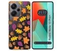 Funda Silicona Transparente para Xiaomi Redmi Note 13 Pro+ Plus 5G diseño Otoño Dibujos