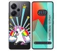 Funda Silicona Transparente para Xiaomi Redmi Note 13 Pro+ Plus 5G diseño Unicornio Dibujos