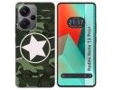 Funda Silicona para Xiaomi Redmi Note 13 Pro+ Plus 5G diseño Camuflaje 01 Dibujos