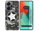 Funda Silicona para Xiaomi Redmi Note 13 Pro+ Plus 5G diseño Camuflaje 02 Dibujos