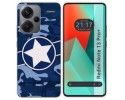 Funda Silicona para Xiaomi Redmi Note 13 Pro+ Plus 5G diseño Camuflaje 03 Dibujos