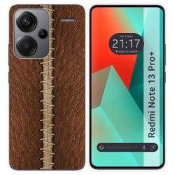 Funda Silicona para Xiaomi Redmi Note 13 Pro+ Plus 5G diseño Cuero 01 Dibujos