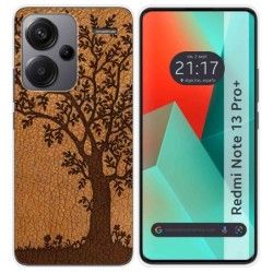 Funda Silicona para Xiaomi Redmi Note 13 Pro+ Plus 5G diseño Cuero 03 Dibujos