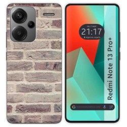 Funda Silicona para Xiaomi Redmi Note 13 Pro+ Plus 5G diseño Ladrillo 01 Dibujos