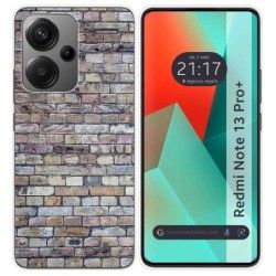 Funda Silicona para Xiaomi Redmi Note 13 Pro+ Plus 5G diseño Ladrillo 02 Dibujos