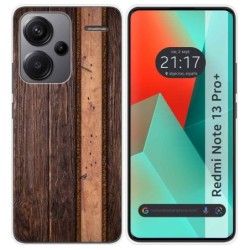 Funda Silicona para Xiaomi Redmi Note 13 Pro+ Plus 5G diseño Madera 05 Dibujos