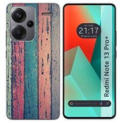 Funda Silicona para Xiaomi Redmi Note 13 Pro+ Plus 5G diseño Madera 10 Dibujos