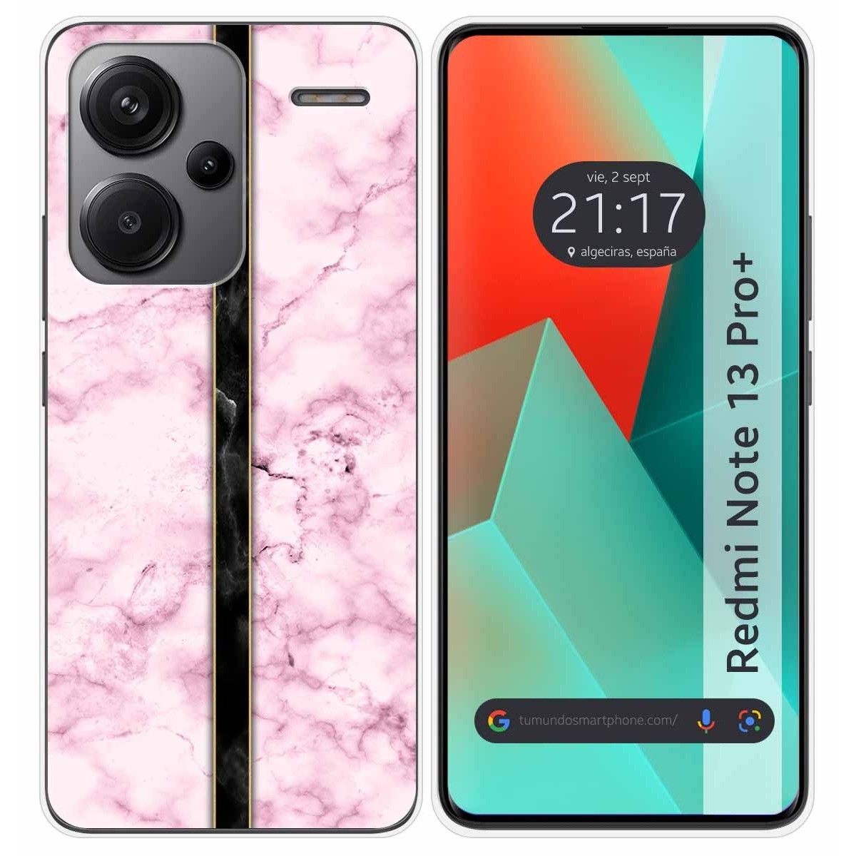 Funda Silicona para Xiaomi Redmi Note 13 Pro+ Plus 5G diseño Mármol 04 Dibujos