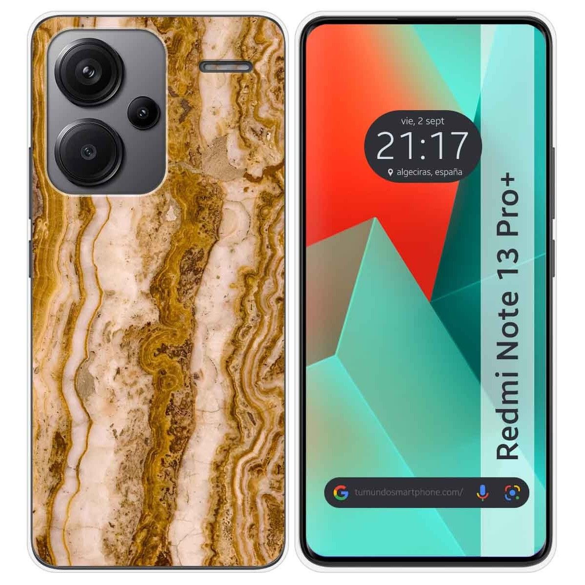 Funda Silicona para Xiaomi Redmi Note 13 Pro+ Plus 5G diseño Mármol 10 Dibujos