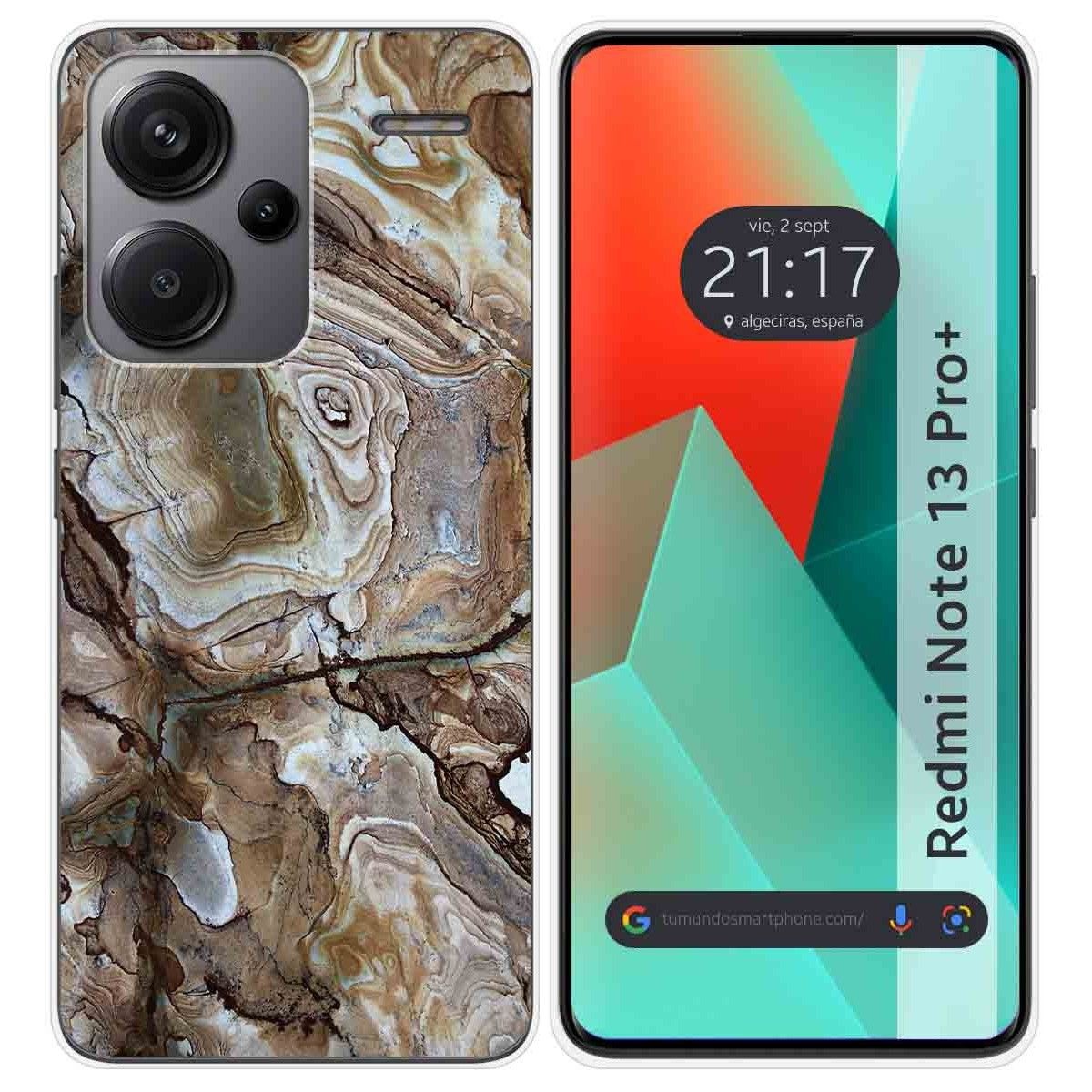 Funda Silicona para Xiaomi Redmi Note 13 Pro+ Plus 5G diseño Mármol 14 Dibujos