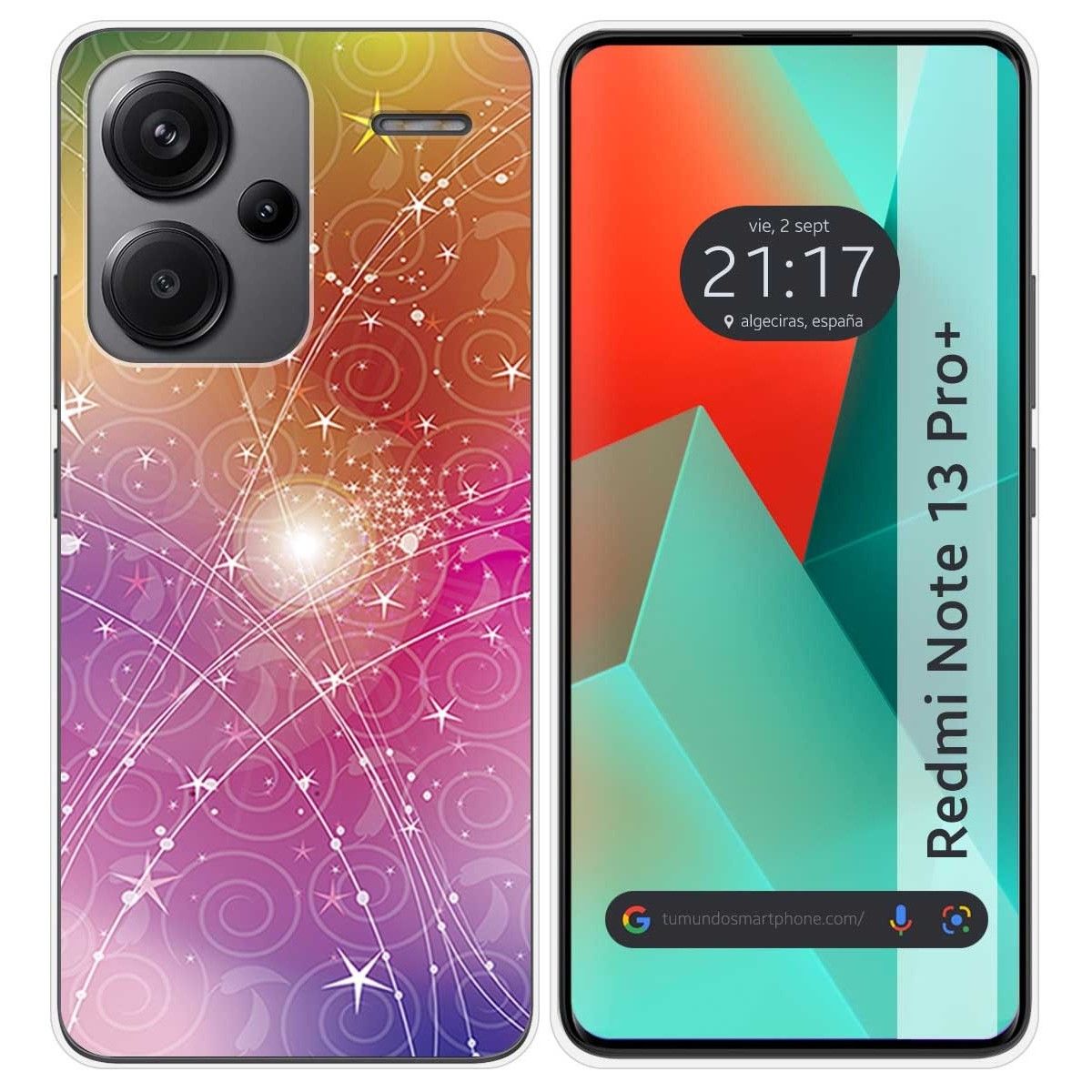 Funda Silicona para Xiaomi Redmi Note 13 Pro+ Plus 5G diseño Abstracto Dibujos