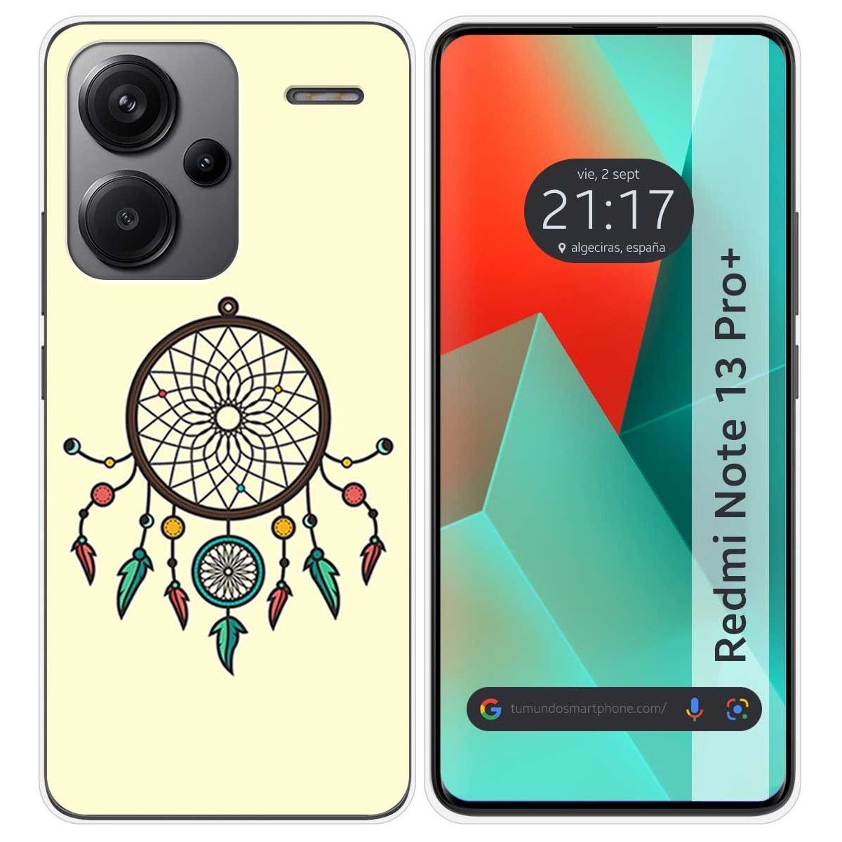 Funda Silicona para Xiaomi Redmi Note 13 Pro+ Plus 5G diseño Atrapasueños Dibujos