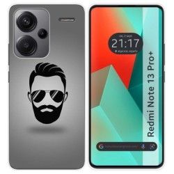 Funda Silicona para Xiaomi Redmi Note 13 Pro+ Plus 5G diseño Barba Dibujos