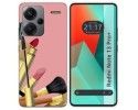 Funda Silicona para Xiaomi Redmi Note 13 Pro+ Plus 5G diseño Brochas Dibujos