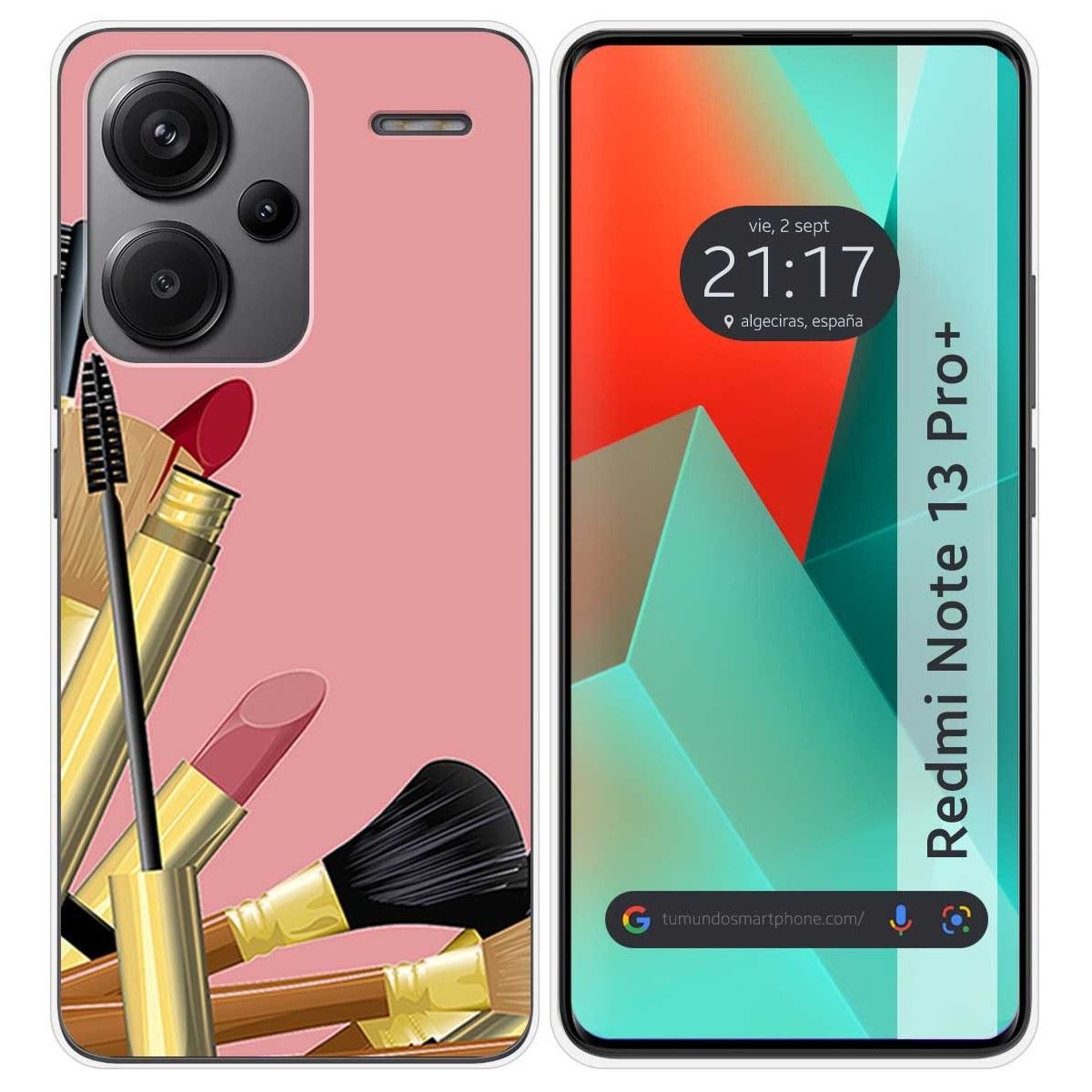 Funda Silicona para Xiaomi Redmi Note 13 Pro+ Plus 5G diseño Brochas Dibujos