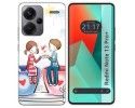 Funda Silicona para Xiaomi Redmi Note 13 Pro+ Plus 5G diseño Café Dibujos