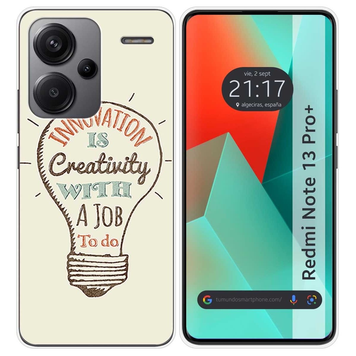 Funda Silicona para Xiaomi Redmi Note 13 Pro+ Plus 5G diseño Creativity Dibujos