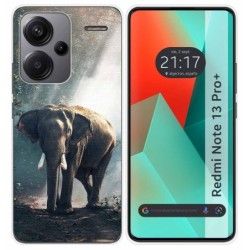 Funda Silicona para Xiaomi Redmi Note 13 Pro+ Plus 5G diseño Elefante Dibujos