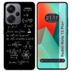 Funda Silicona para Xiaomi Redmi Note 13 Pro+ Plus 5G diseño Formulas Dibujos