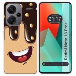 Funda Silicona para Xiaomi Redmi Note 13 Pro+ Plus 5G diseño Helado Chocolate Dibujos
