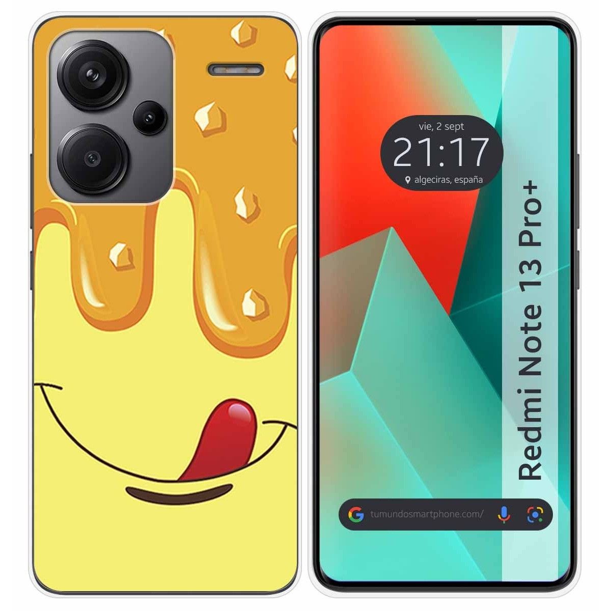Funda Silicona para Xiaomi Redmi Note 13 Pro+ Plus 5G diseño Helado Vainilla Dibujos