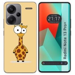 Funda Silicona para Xiaomi Redmi Note 13 Pro+ Plus 5G diseño Jirafa Dibujos