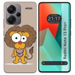 Funda Silicona para Xiaomi Redmi Note 13 Pro+ Plus 5G diseño Leon Dibujos