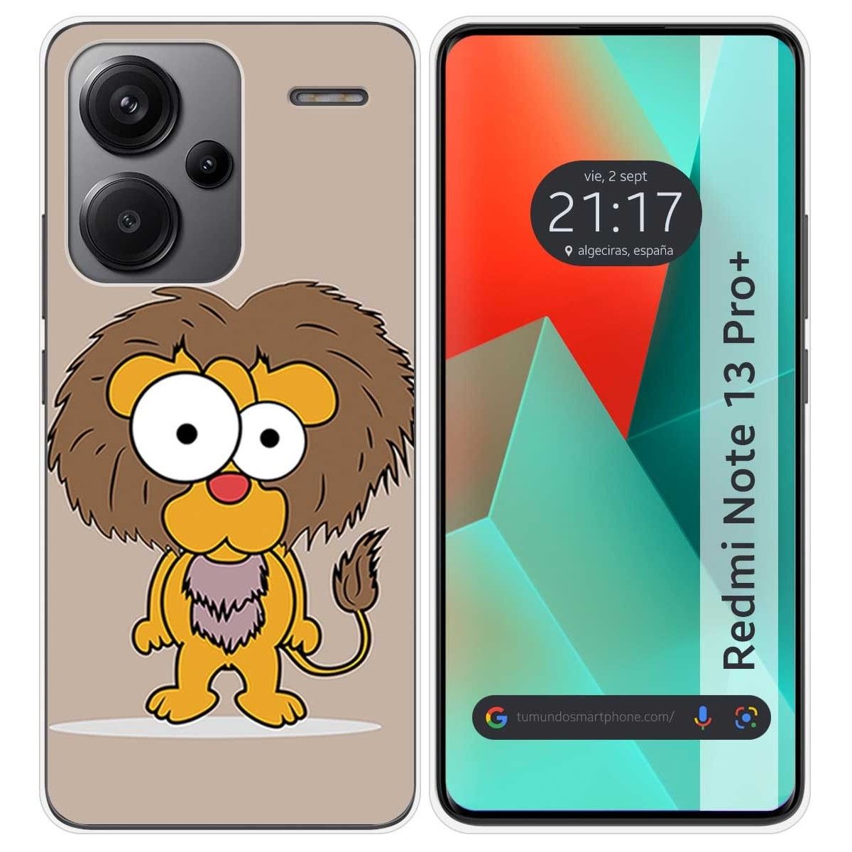 Funda Silicona para Xiaomi Redmi Note 13 Pro+ Plus 5G diseño Leon Dibujos
