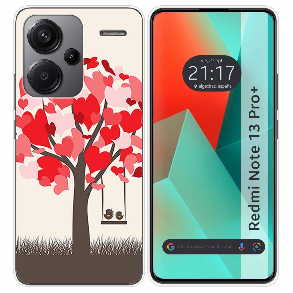 Funda Silicona para Xiaomi Redmi Note 13 Pro+ Plus 5G diseño Pajaritos Dibujos