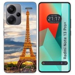 Funda Silicona para Xiaomi Redmi Note 13 Pro+ Plus 5G diseño Paris Dibujos
