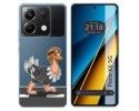 Funda Silicona Transparente para Xiaomi Poco X6 5G diseño Avestruz Dibujos