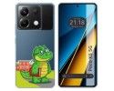 Funda Silicona Transparente para Xiaomi Poco X6 5G diseño Coco Dibujos