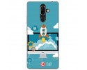 Funda Gel Tpu para Nokia 7 Plus Diseño Cohete Dibujos