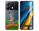Funda Silicona Transparente para Xiaomi Poco X6 5G diseño Mono Dibujos