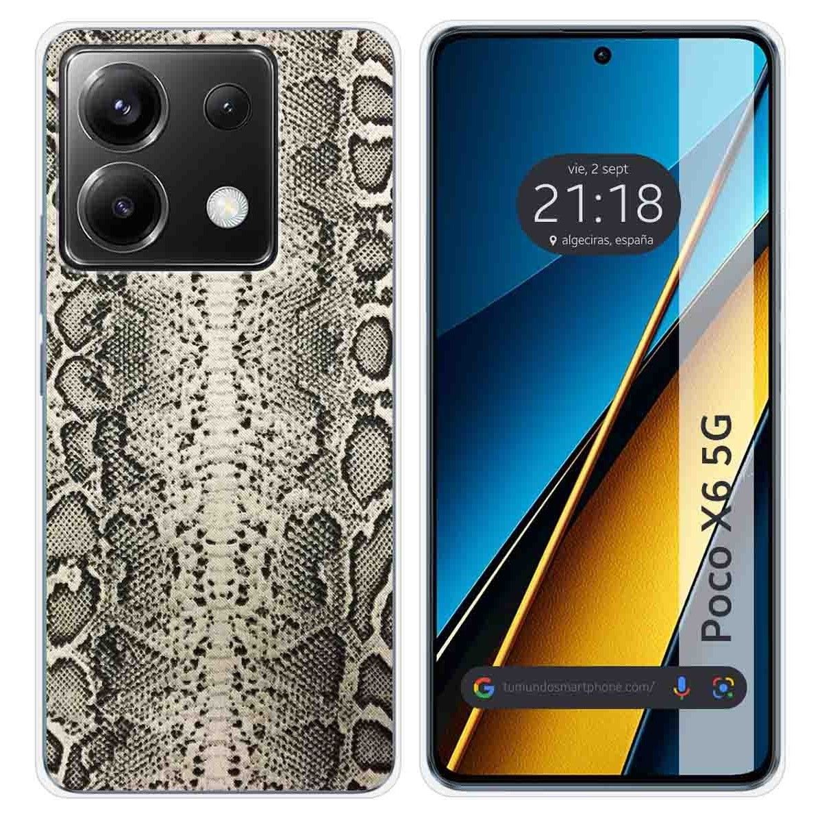 Funda Silicona para Xiaomi Poco X6 5G diseño Animal 01 Dibujos