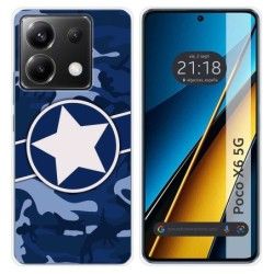Funda Silicona para Xiaomi Poco X6 5G diseño Camuflaje 03 Dibujos