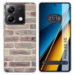 Funda Silicona para Xiaomi Poco X6 5G diseño Ladrillo 01 Dibujos