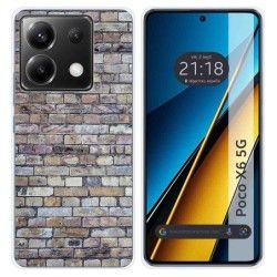 Funda Silicona para Xiaomi Poco X6 5G diseño Ladrillo 02 Dibujos