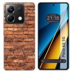 Funda Silicona para Xiaomi Poco X6 5G diseño Ladrillo 04 Dibujos